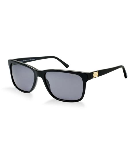 Versace Polarized Sunglasses, Ve4249p In Black 